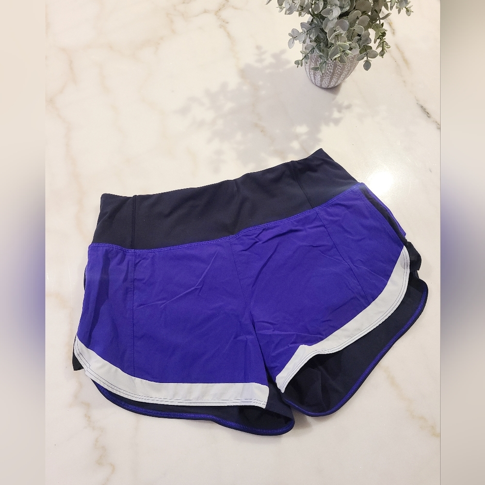 Athleta Running Free Colorblock Active Workout Athletic Shorts